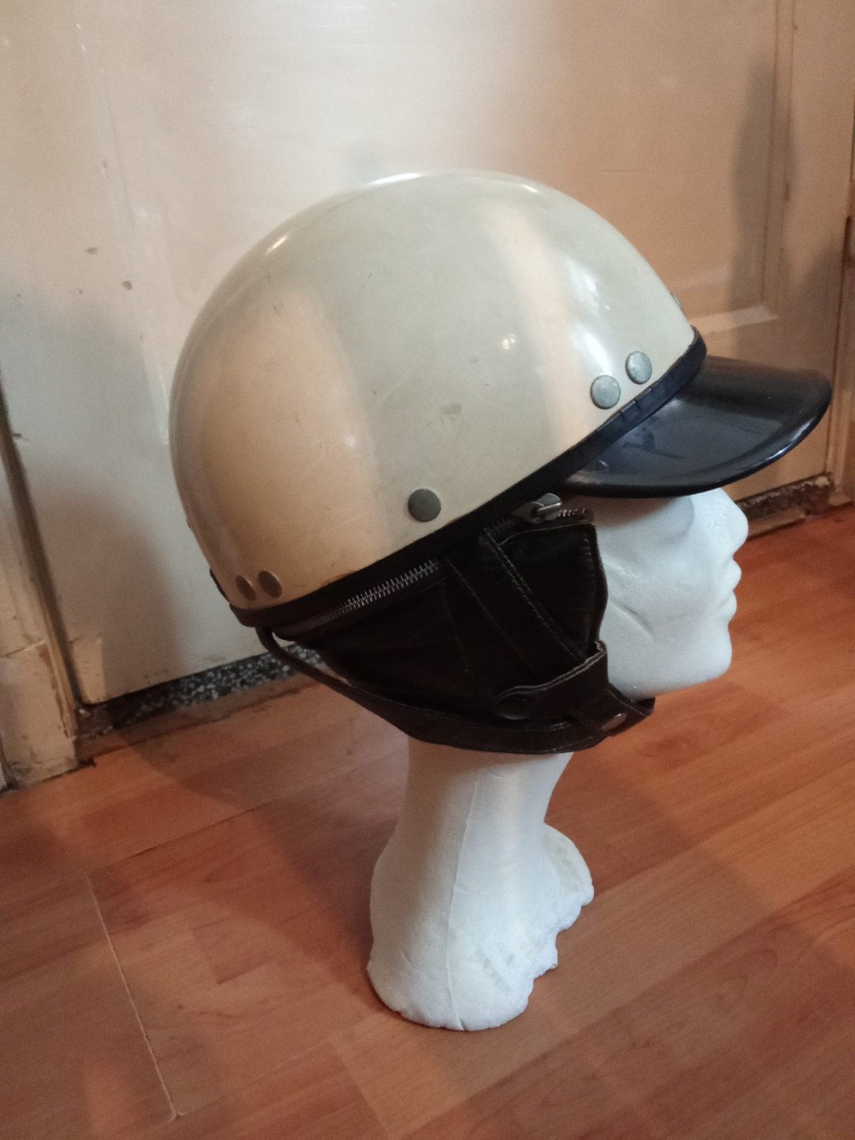 Vintage Harley-Davidson helm jaren '50-'60 - Decoratie, Ophalen of Verzenden