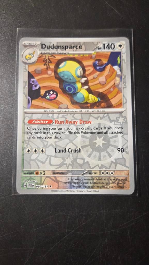 Dudunsparce 080/131 (Reverse Holo), Verzenden, Zo goed als nieuw, Losse kaart, Foil