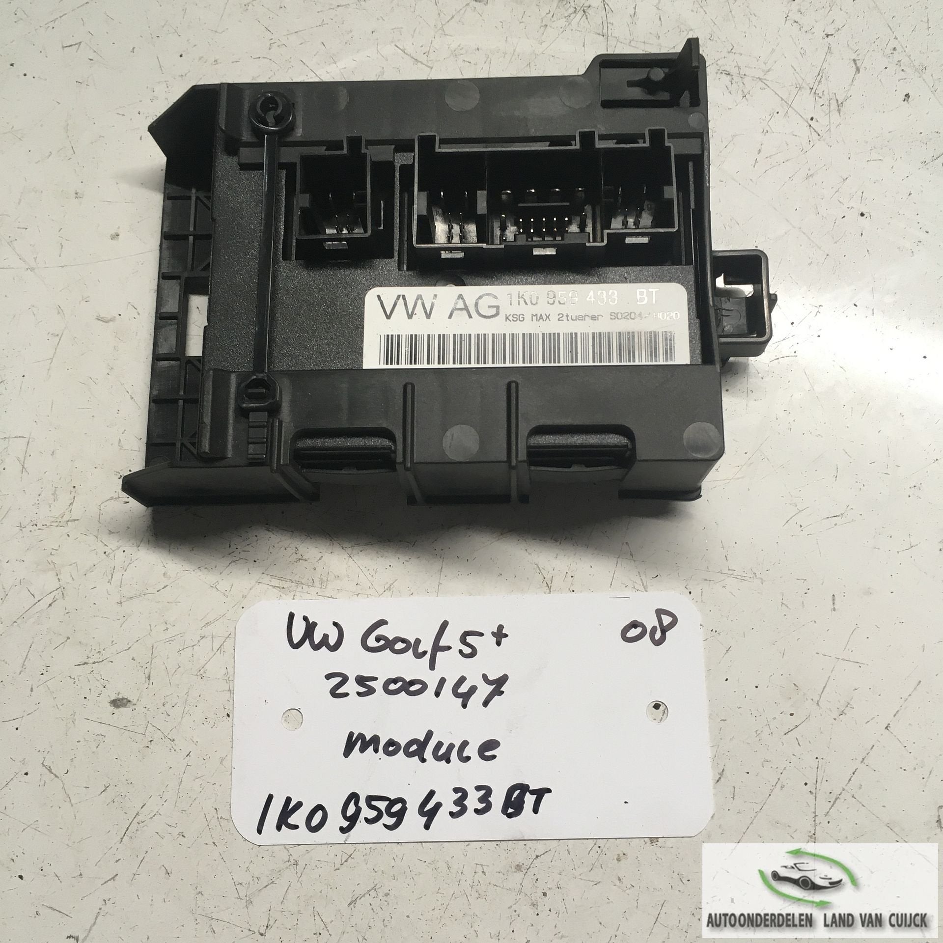 Vw Golf 5 Plus 1.4 B 2008 2500147  Comfort Module 1K0 959 43