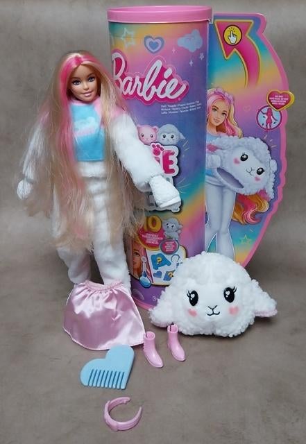 Barbie Cutie Reveal, Kinderen en Baby's, Speelgoed | Poppen, Ophalen of Verzenden, Zo goed als nieuw, Barbie