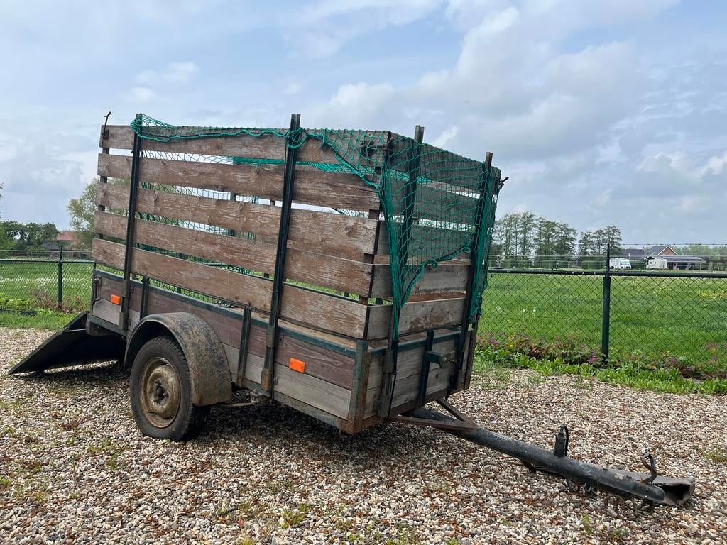 Aanhangwagen 225x105cm, Ophalen, Gebruikt