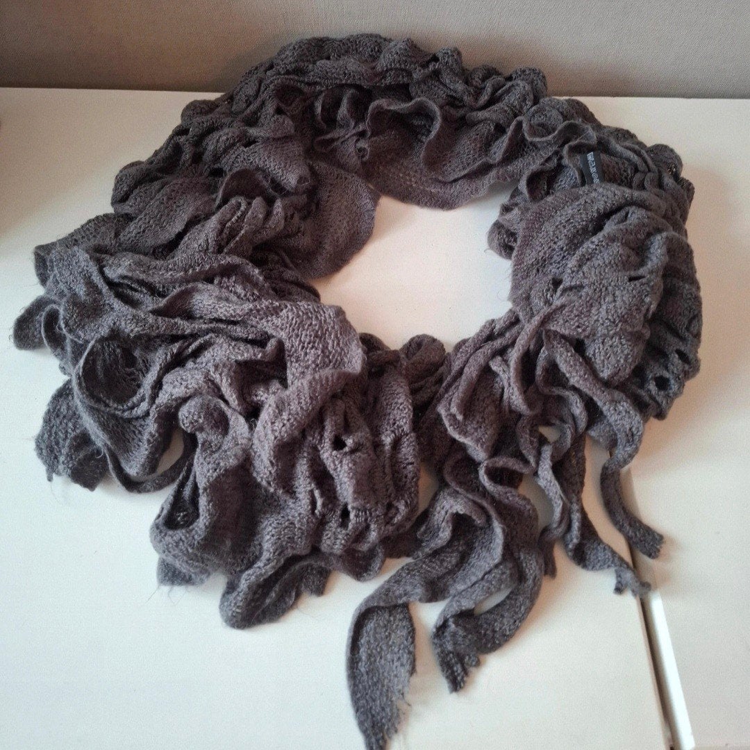 Casmiere shawl grijs - Zo goed als nieuw, Verzenden, Maat 46/48 (XL) of groter, Sjaal, Onbekend