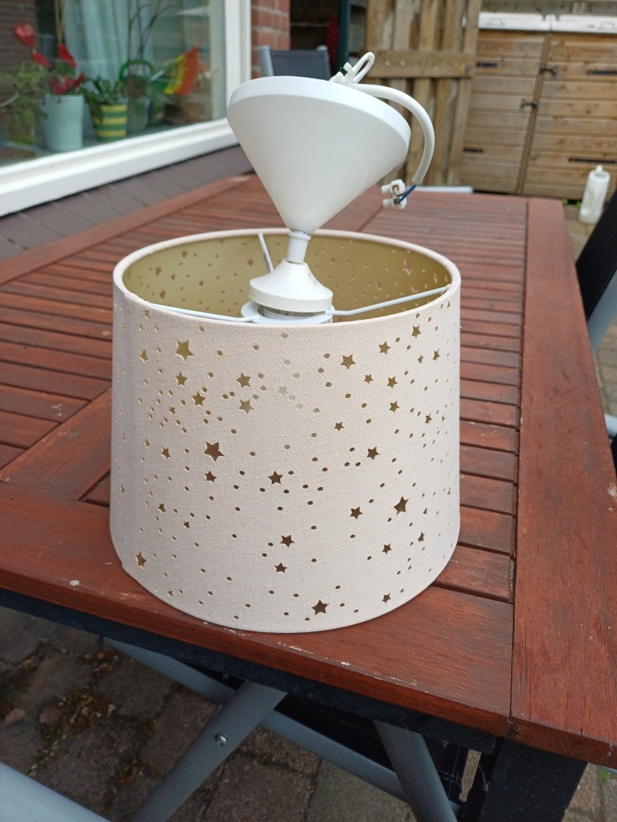 Leuke sterretjes hanglamp, Huis en Inrichting, Ophalen of Verzenden, Rond