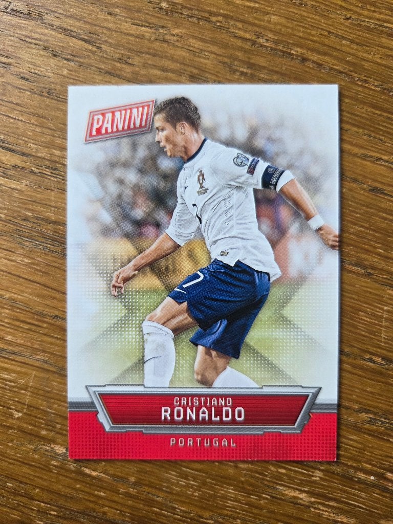 Cristiano Ronaldo #35 Portugal Panini 2016 The National, Ophalen of Verzenden, Zo goed als nieuw, Losse kaart