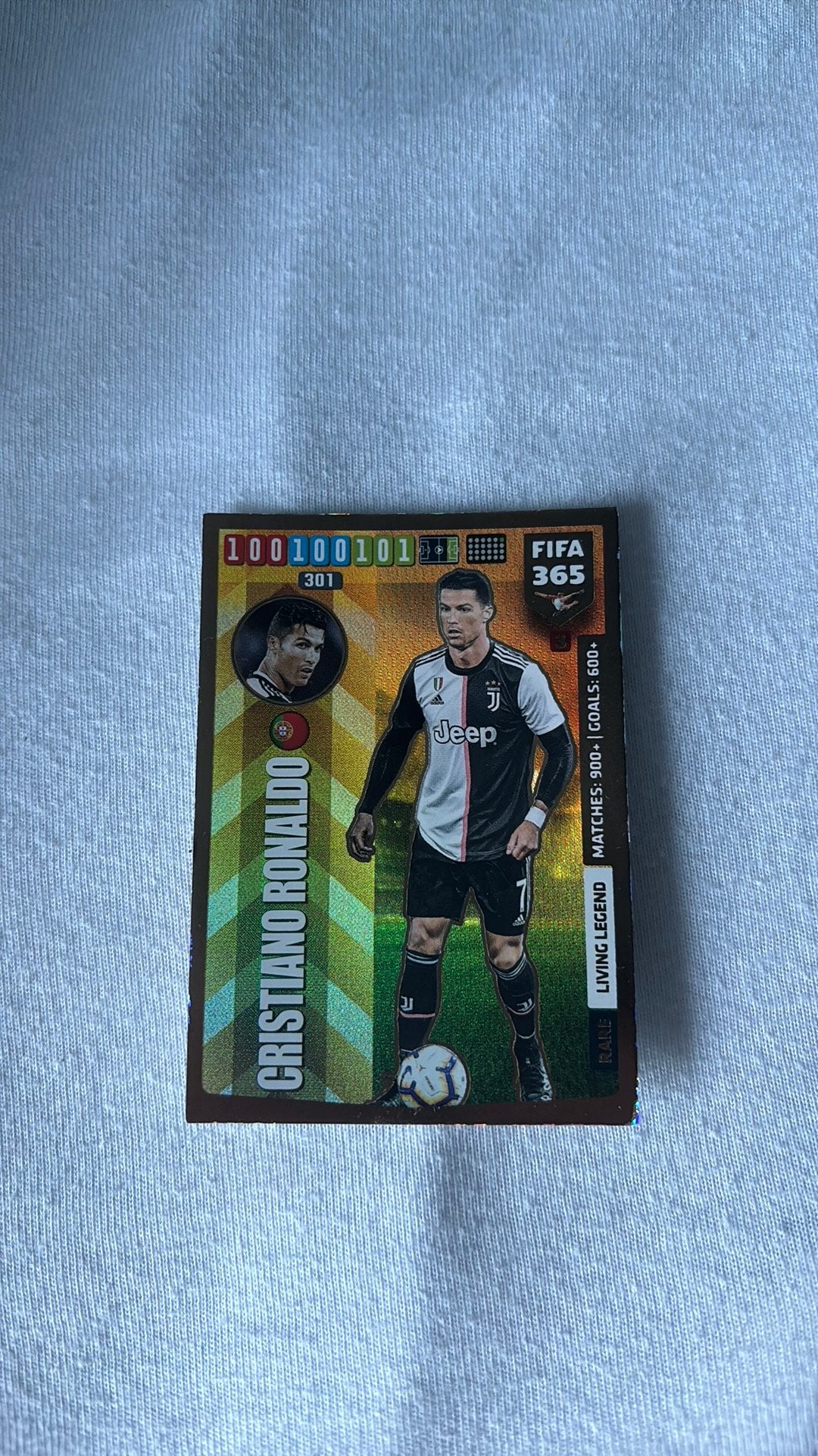 Ronaldo panini kaart, Ophalen of Verzenden, Zo goed als nieuw