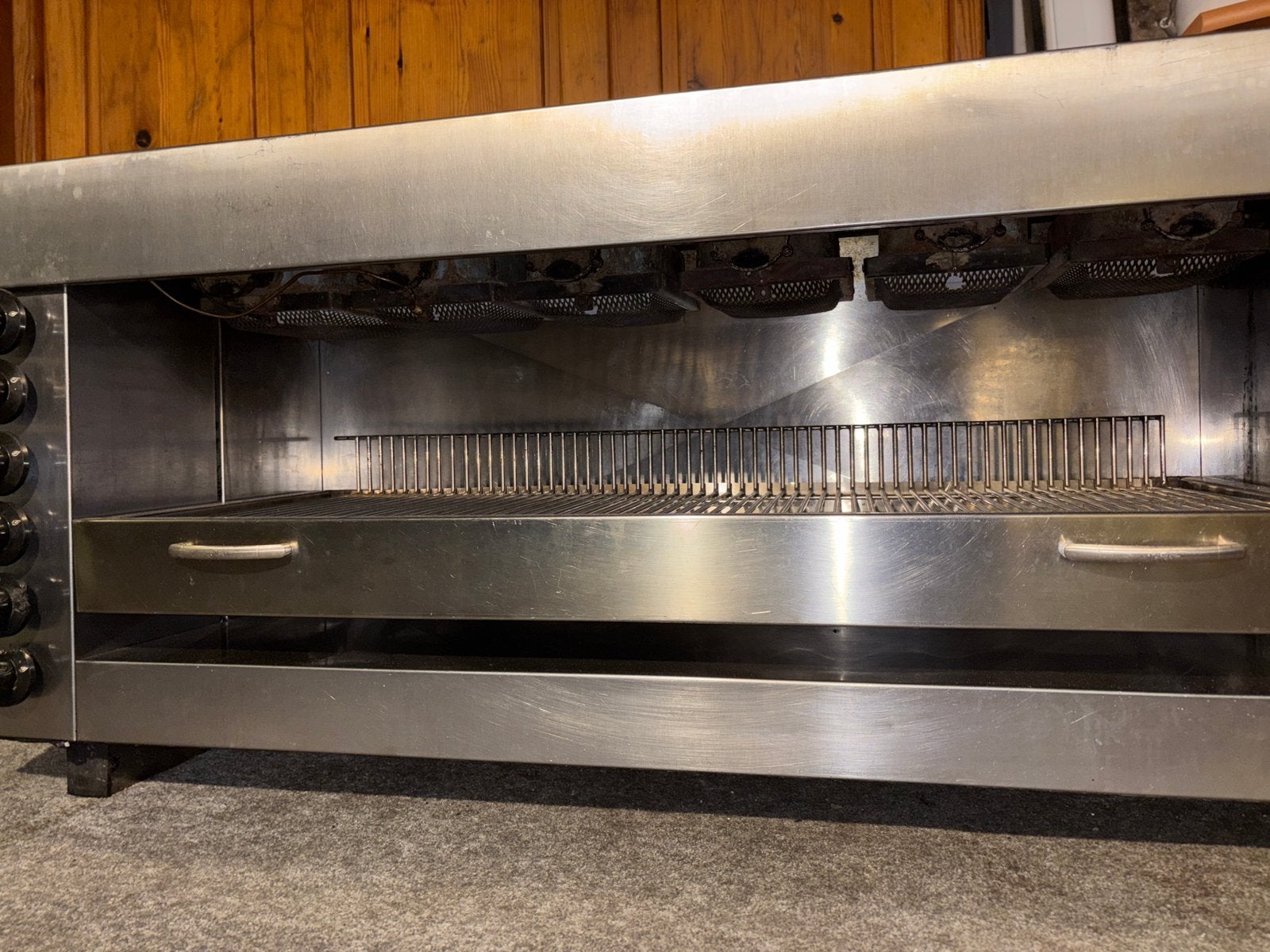 Professionele Pita Oven 6-pits Pita Grill, Ophalen, Gebruikt, 60 cm of meer, Grill