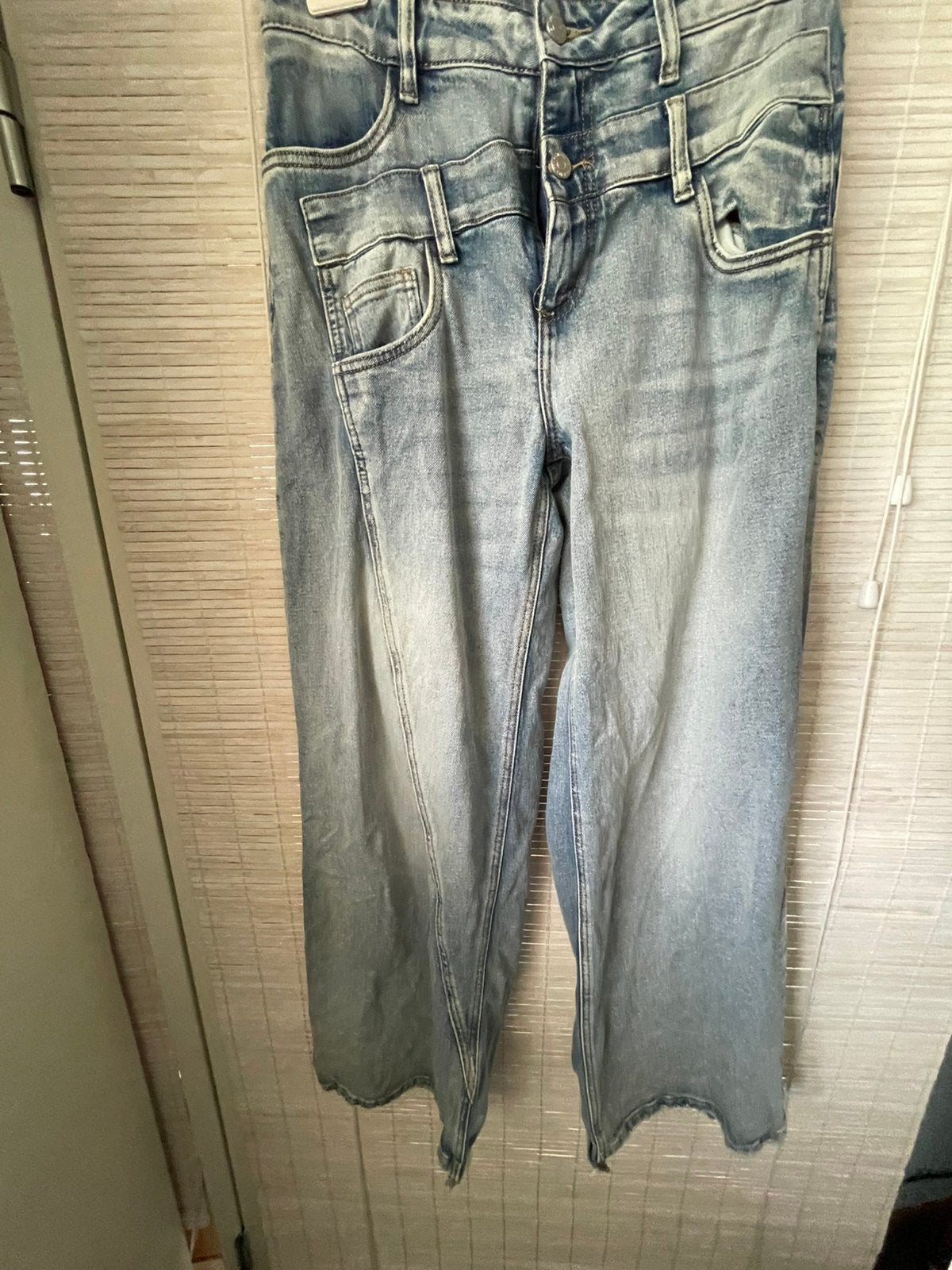 Hippe spijkerbroek van Toxik, maat 38, Verzenden, Zo goed als nieuw, Blauw, W30 - W32 (confectie 38/40)
