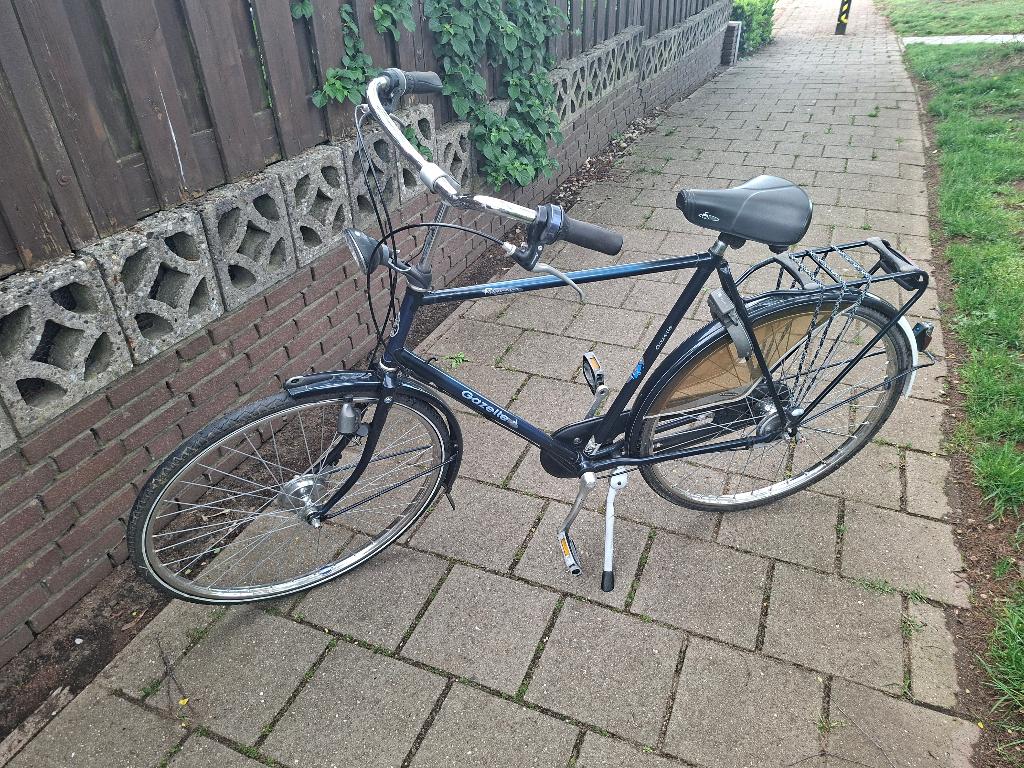 Zeer nette gazellevHerenfiets 3 versnellingen, Ophalen, Gebruikt, Versnellingen, 57 tot 61 cm