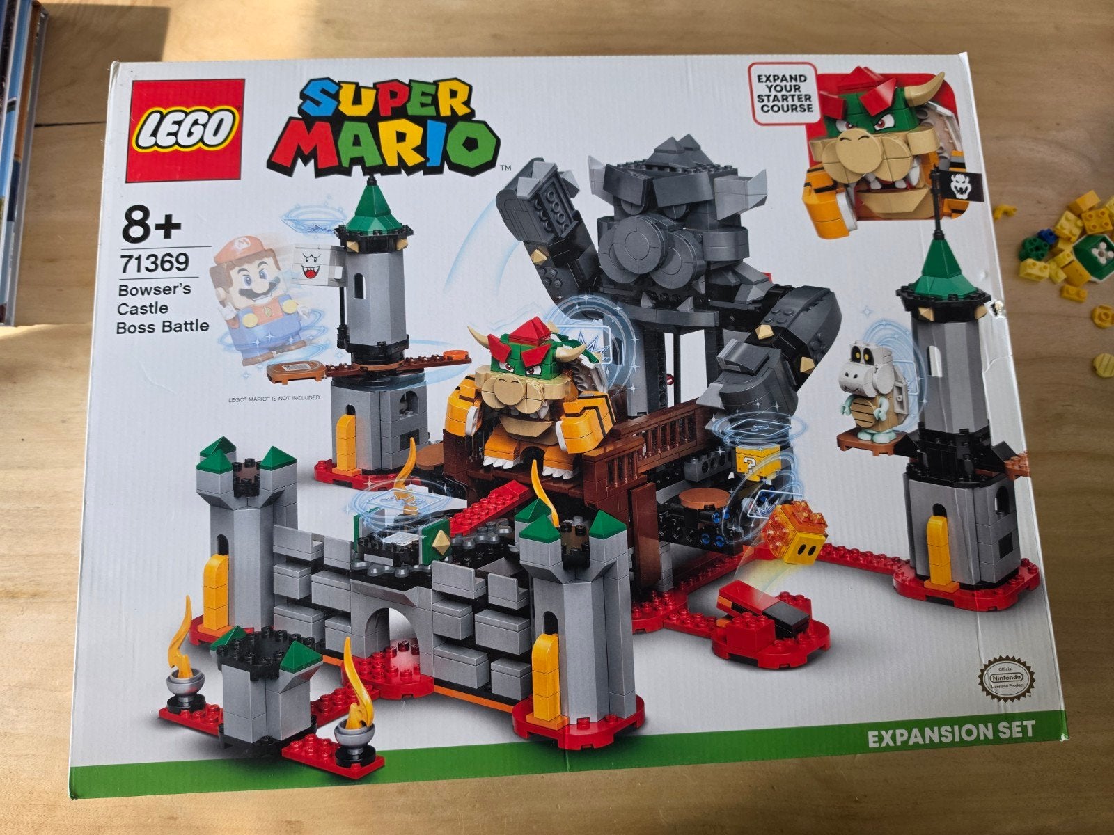 Lego Super Mario 71369 Bowser's Castle Boss Battle, Inclusief instructies, Gebruikt, Lego, Ophalen of Verzenden