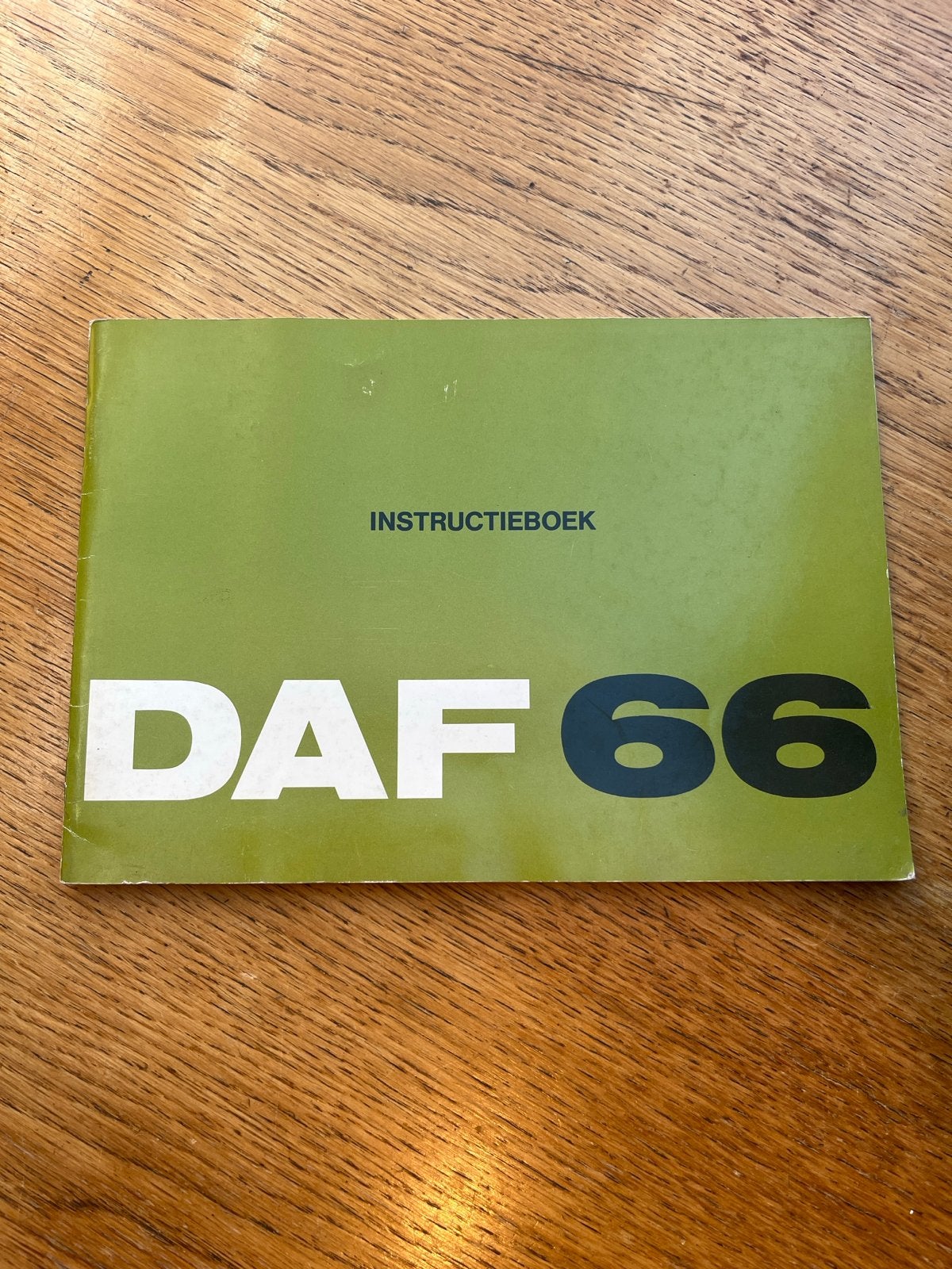 DAF 66 Instructieboek - Origineel Handleiding, Ophalen of Verzenden