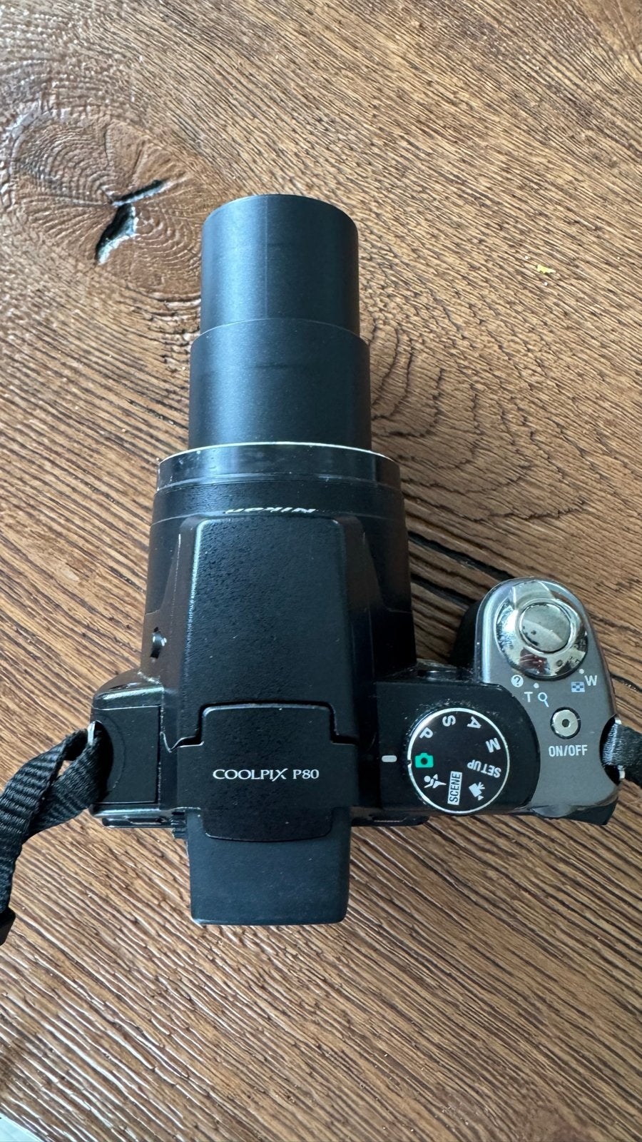 Nikon Coolpix P80 Bridgecamera - 18x optische zoom, Gebruikt, Nikon, Draagriem, 8 keer of meer