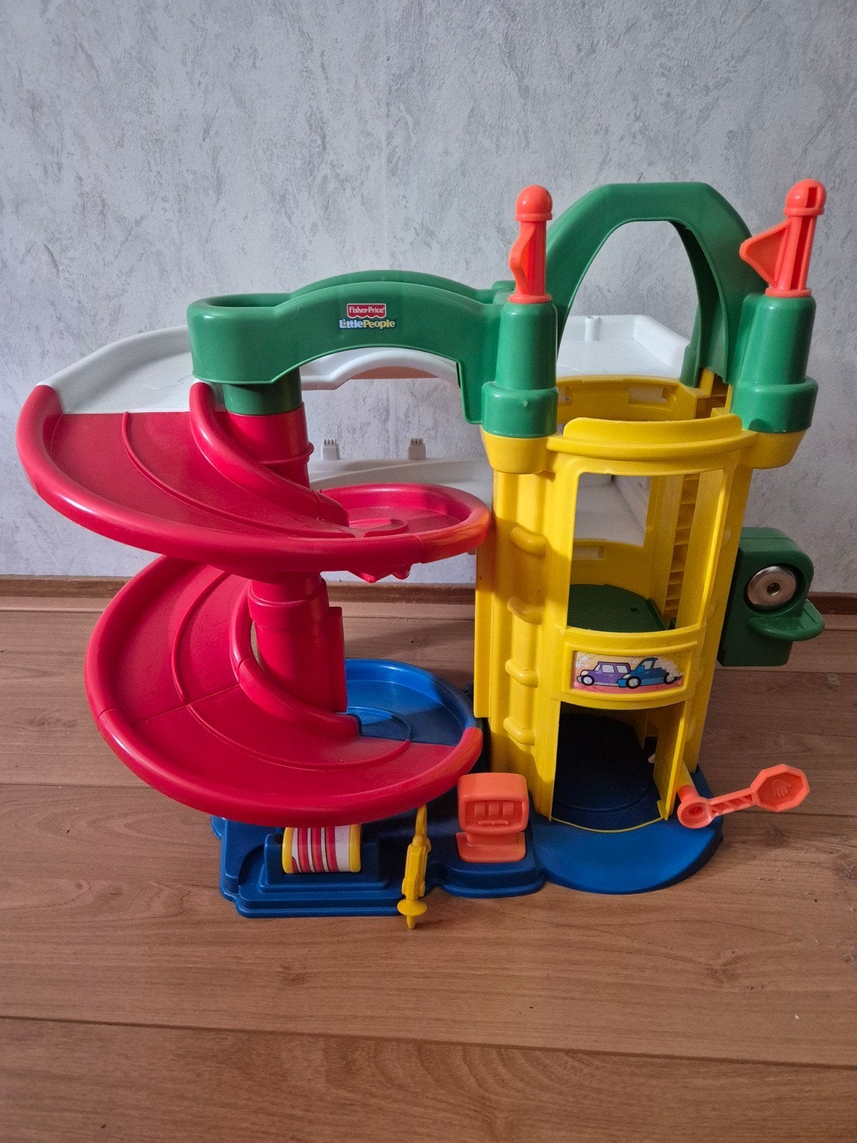 Fisher price garage, Kinderen en Baby's, Speelgoed | Fisher-Price, Ophalen, Gebruikt, Speelset