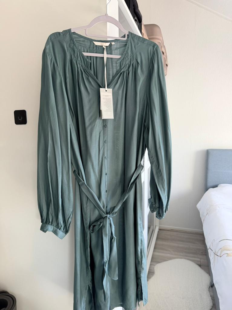 Prachtig jurk/tiniek 46 nieuw, Ophalen of Verzenden, Zo goed als nieuw, Maat 46/48 (XL) of groter, Groen