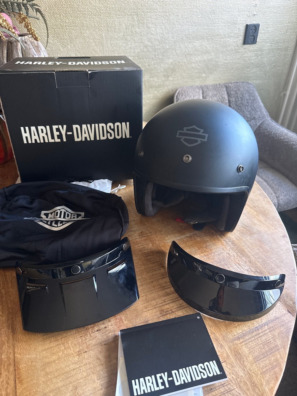 Harley-Davidson Jethelm met Bluetooth, Overige merken, Heren, Jethelm, Ophalen of Verzenden