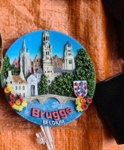 Vakantie tegeltje brugge, Ophalen of Verzenden