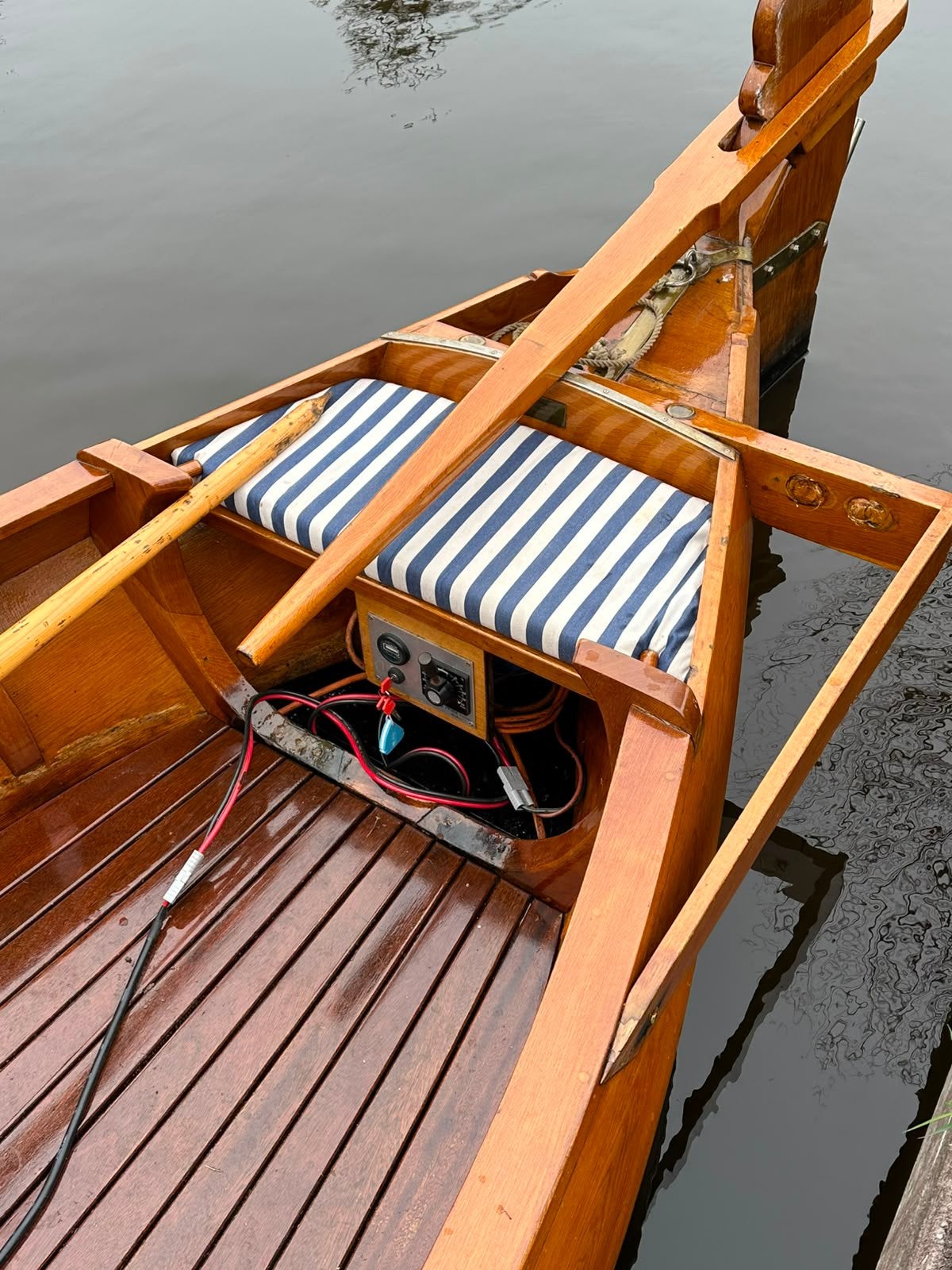 Prachtige zeilpunter met elektromotor, Watersport en Boten, Ophalen, Fok, Elektrisch, Overige typen