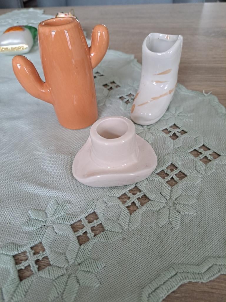 Te koop leuk setjes kandelaars, Huis en Inrichting, Ophalen of Verzenden, Overige kleuren, Glas, Minder dan 50 cm
