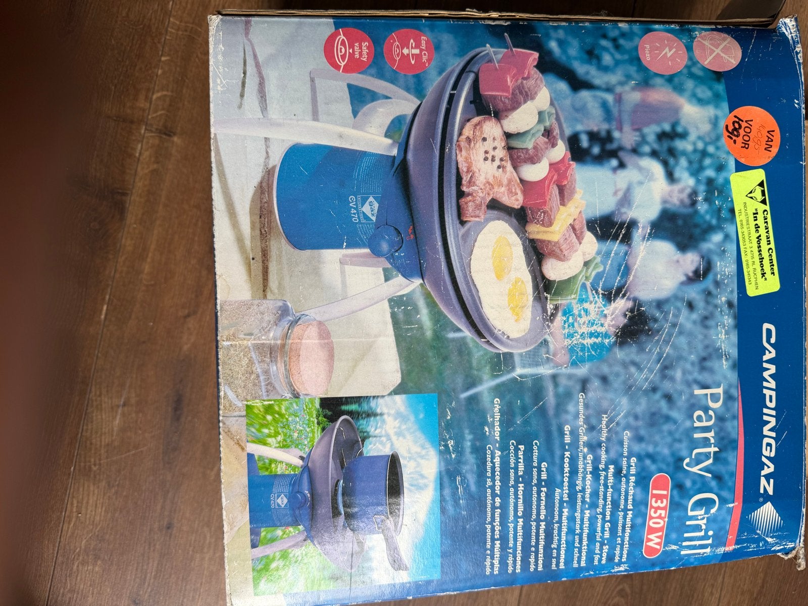 Campingaz Party Grill 1350W - Nieuw in doos!, Ophalen, Nieuw