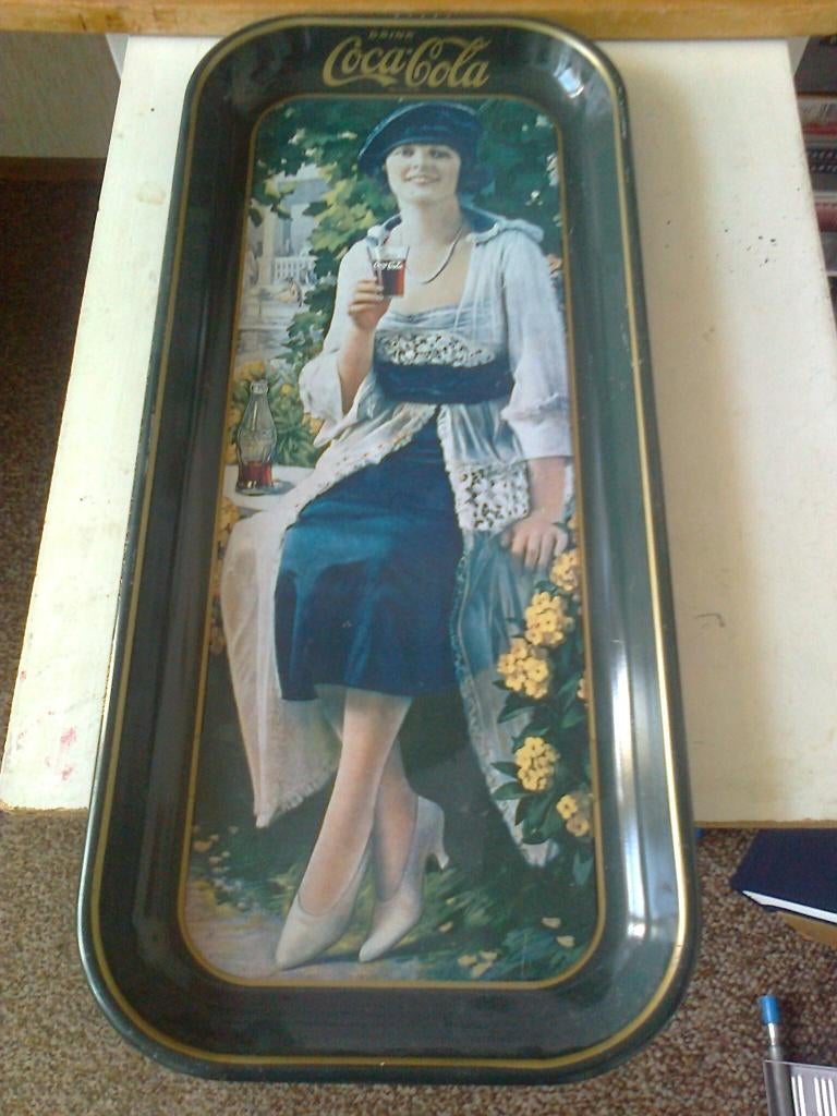 coca cola blad 48x21x2,5cm.diep h, Ophalen of Verzenden