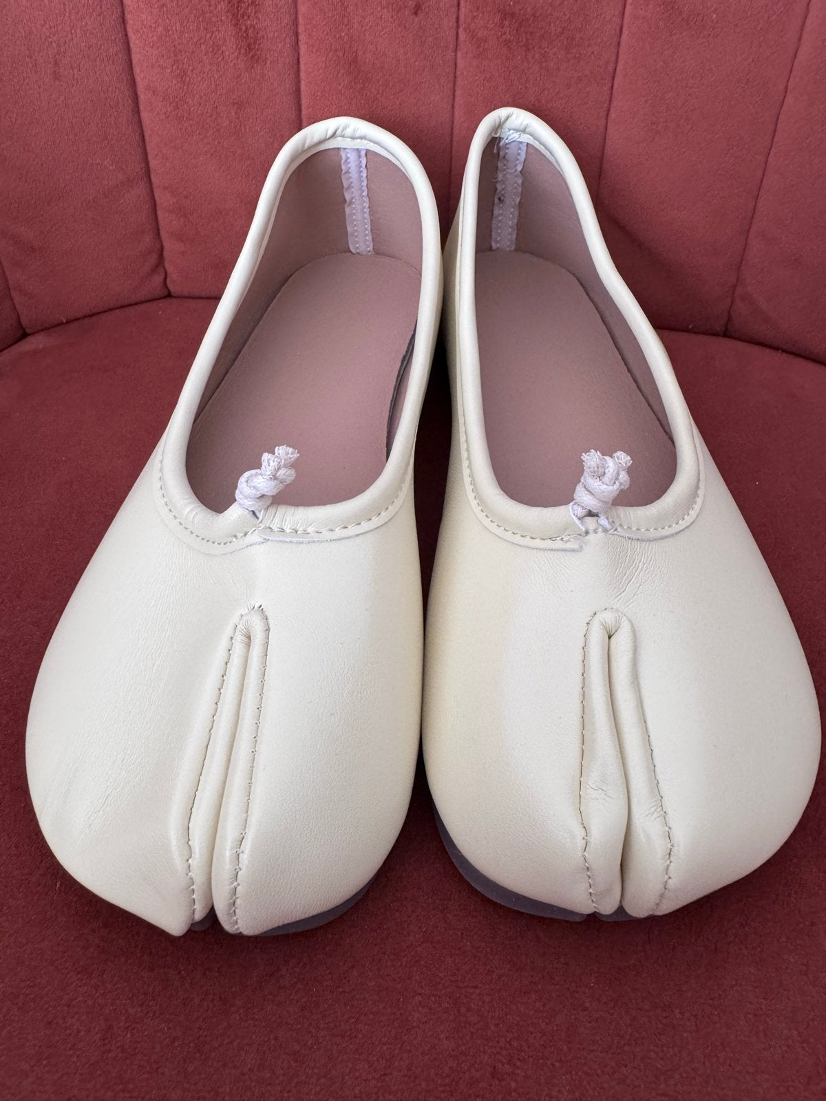 Nieuwe Tabi Stil Ballerina's - Crème Maat 37, Kleding | Dames, Schoenen, Ophalen of Verzenden, Nieuw, Beige, Ballerina's