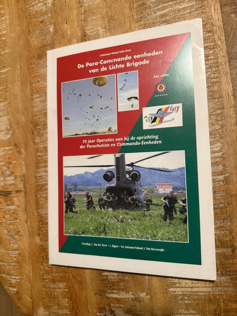 De Para-Commando eenheden van de lichte brigade - 70 jaar .., Ophalen of Verzenden, Luchtmacht, Overige gebieden, Boek of Tijdschrift
