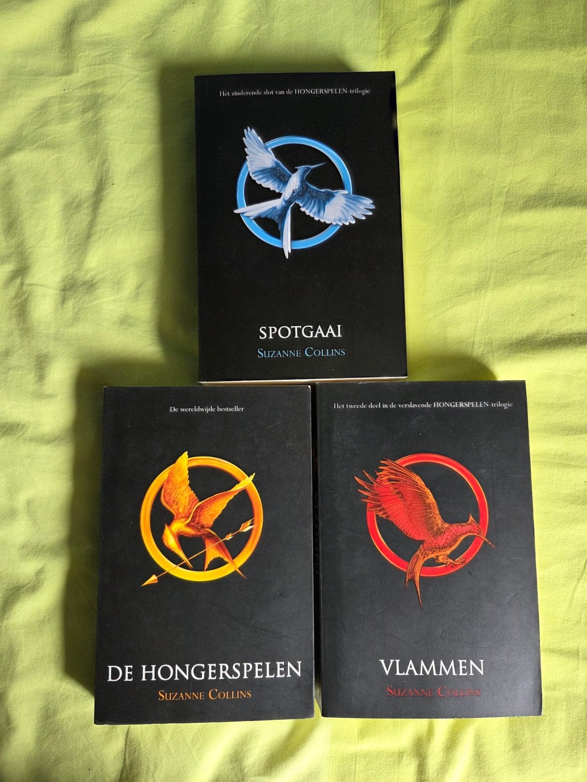 De Hongerspelen Trilogie - Suzanne Collins, Boeken, Ophalen of Verzenden, Gelezen, Suzanne Collins