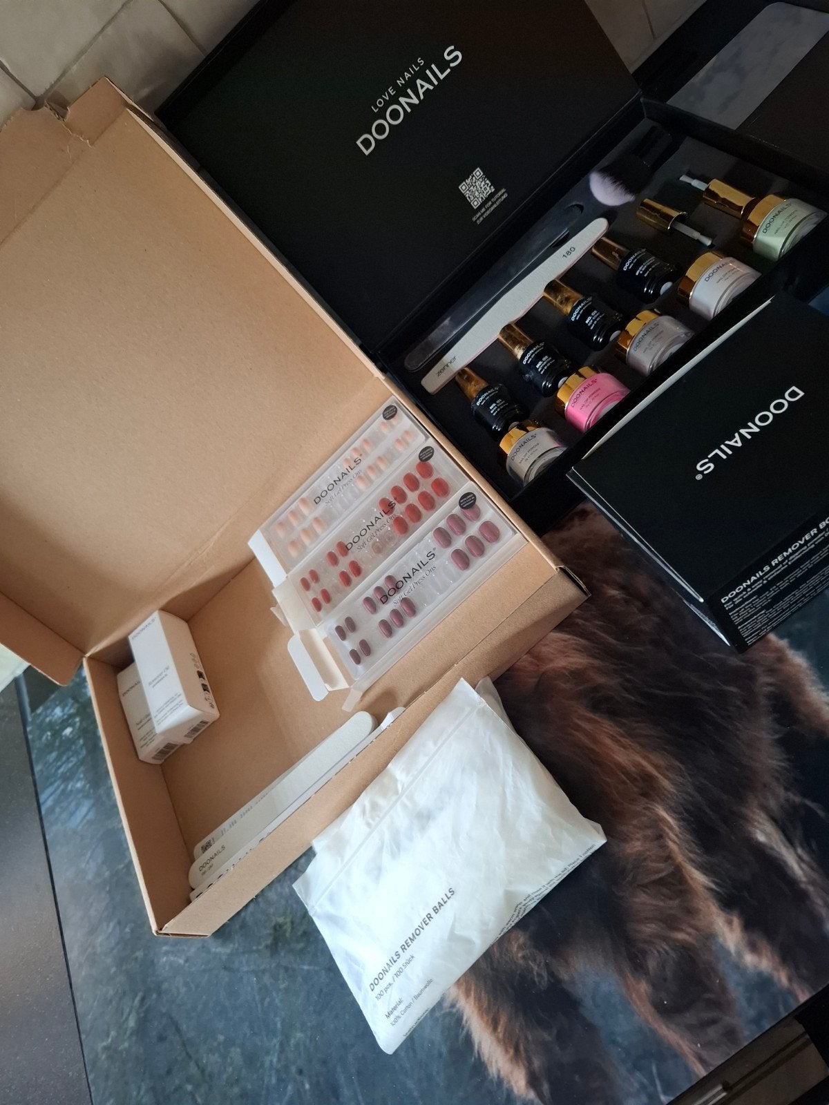 Doonails pakket - Soft Gel Press Ons & Dip Powder Set, Ophalen of Verzenden, Zo goed als nieuw, Overige typen