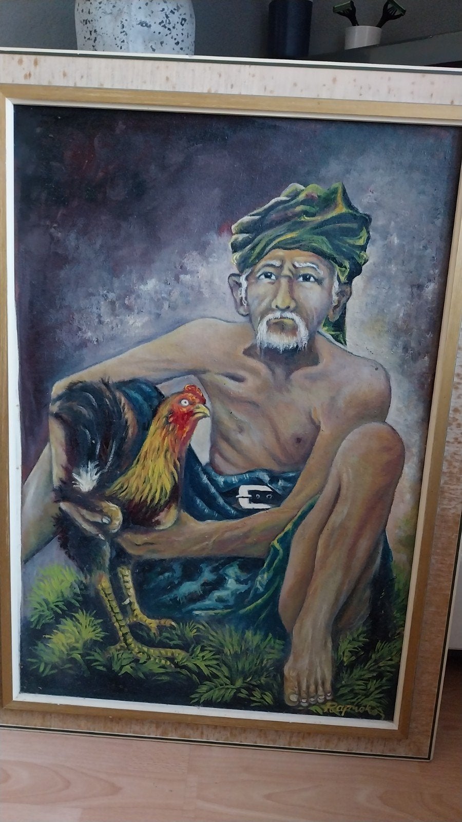 indonesisch schilderij, Ophalen