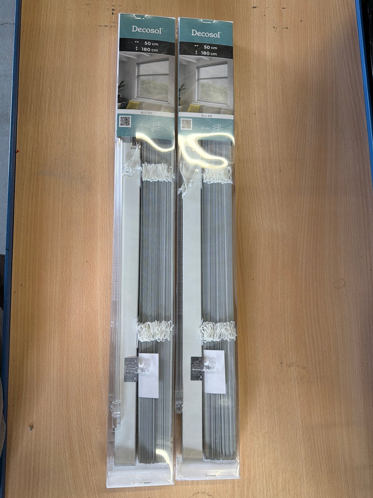 Decosol Jaloezieën ALU 323 - 50x180 cm (2 stuks), Jaloezie, Overige merken, 180 cm, Metaal