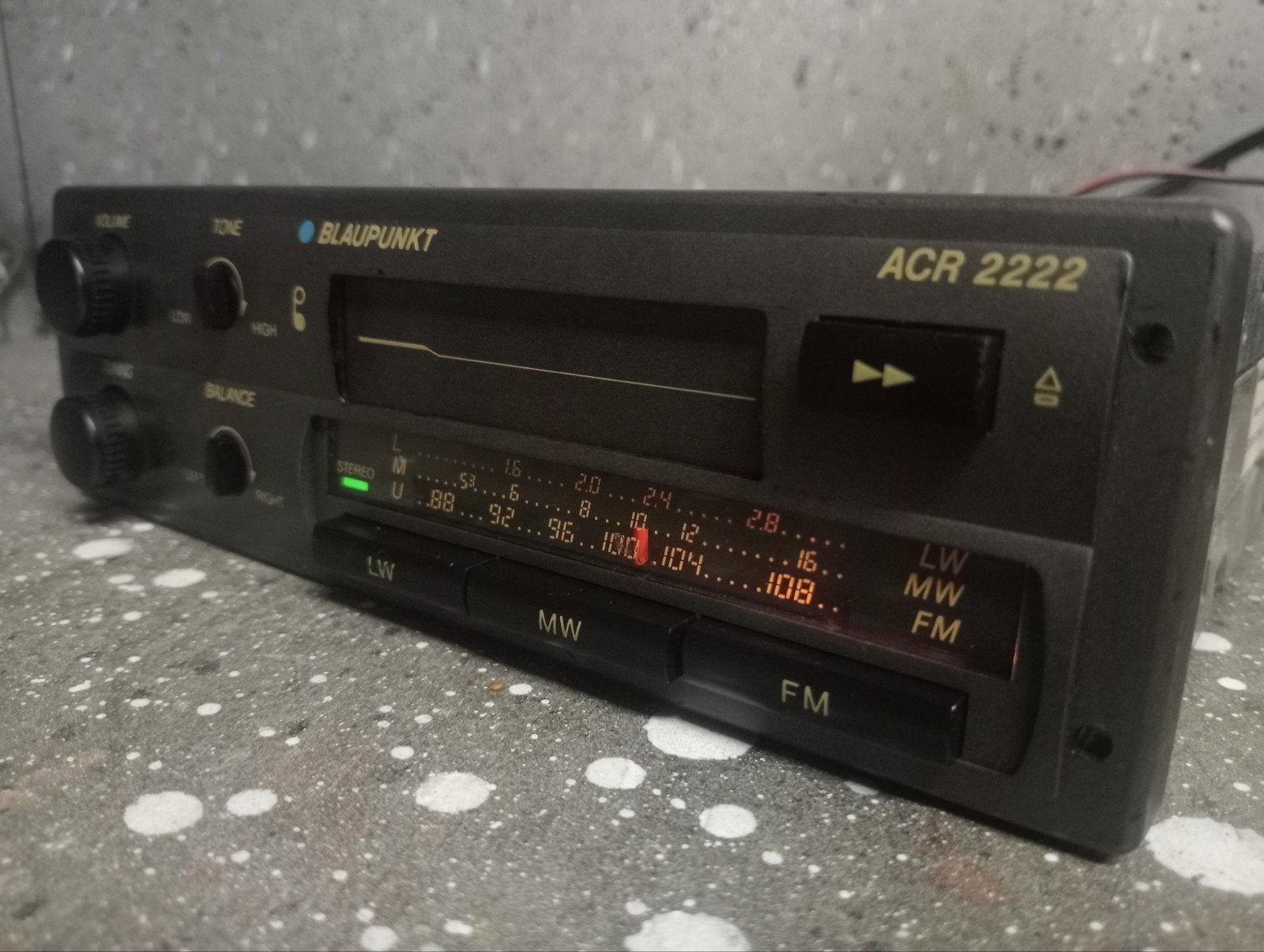 Blaupunkt ACR 2222 Radio FM Cassette, Auto diversen, Ophalen of Verzenden