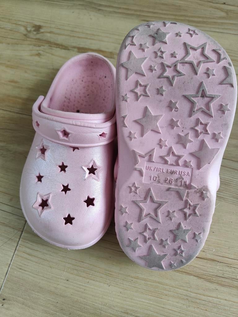 Roze Crocs achtige schoenen maat 28 zomerschoenen, Ophalen of Verzenden, Meisje, Schoentjes
