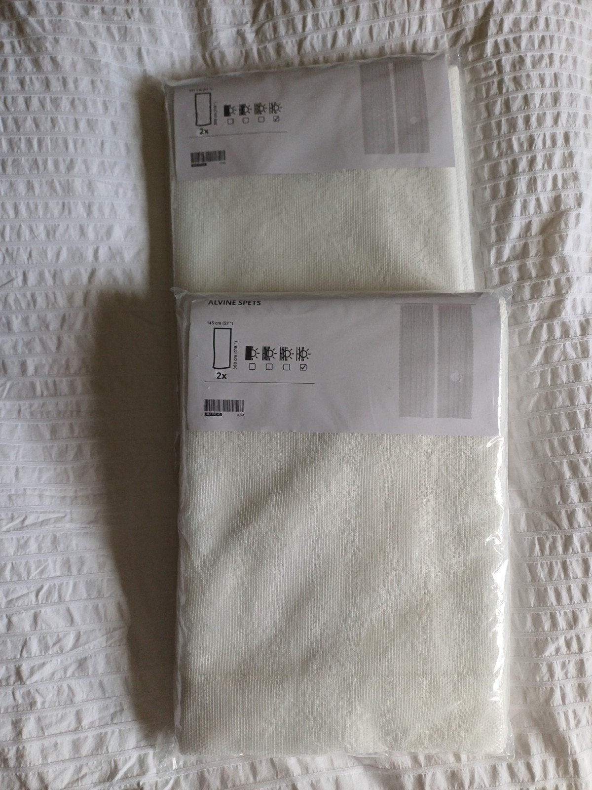 kanten gordijnen Ikea, Huis en Inrichting, Verzenden, Nieuw, Wit, Tafelkleed of Tafelzeil