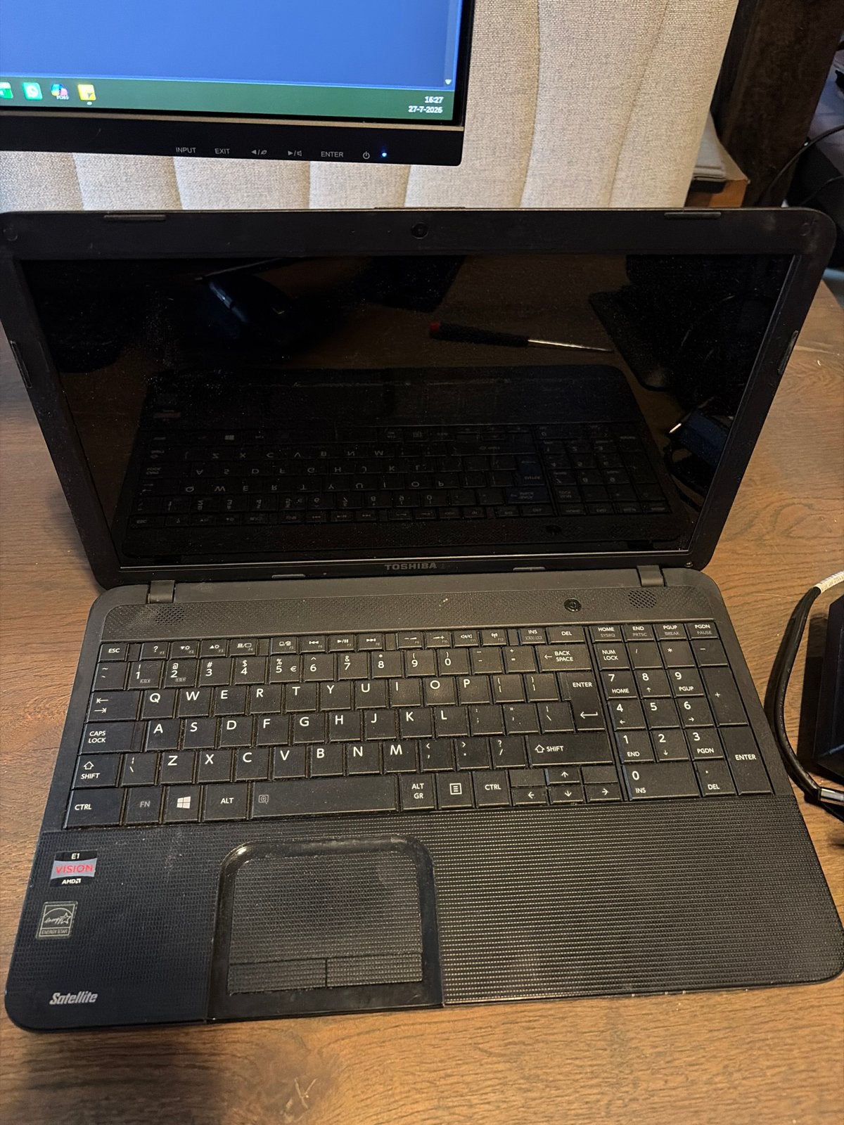 Toshiba Satellite Laptop - Goed voor dagelijks gebruik, Ophalen, Gebruikt, Minder dan 4 GB, Minder dan 2 Ghz