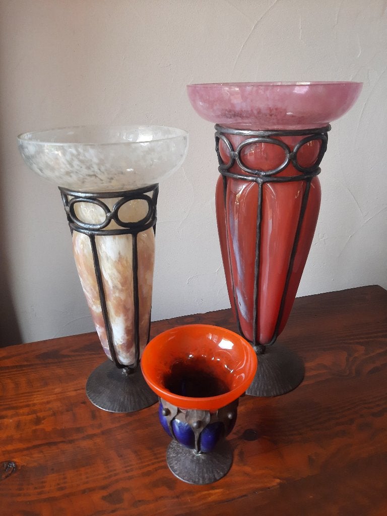 Charles Schneider vazen 3 stuks, Ophalen