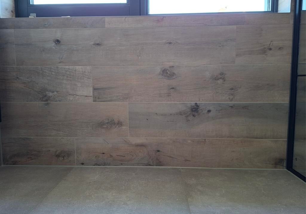 Te koop houtlook tegels. 20x120cm., Ophalen, Minder dan 25 mm, Nieuw, Plank