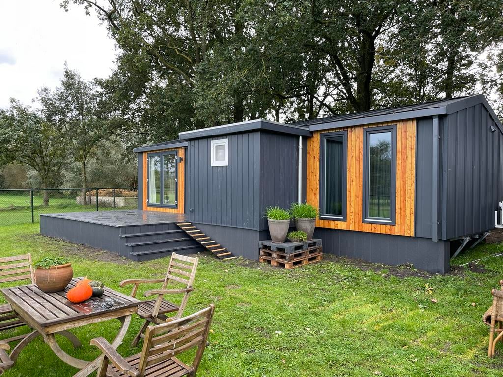 Luxe, moderne stacaravan, Caravans en Kamperen, Stacaravans, Tot en met 4