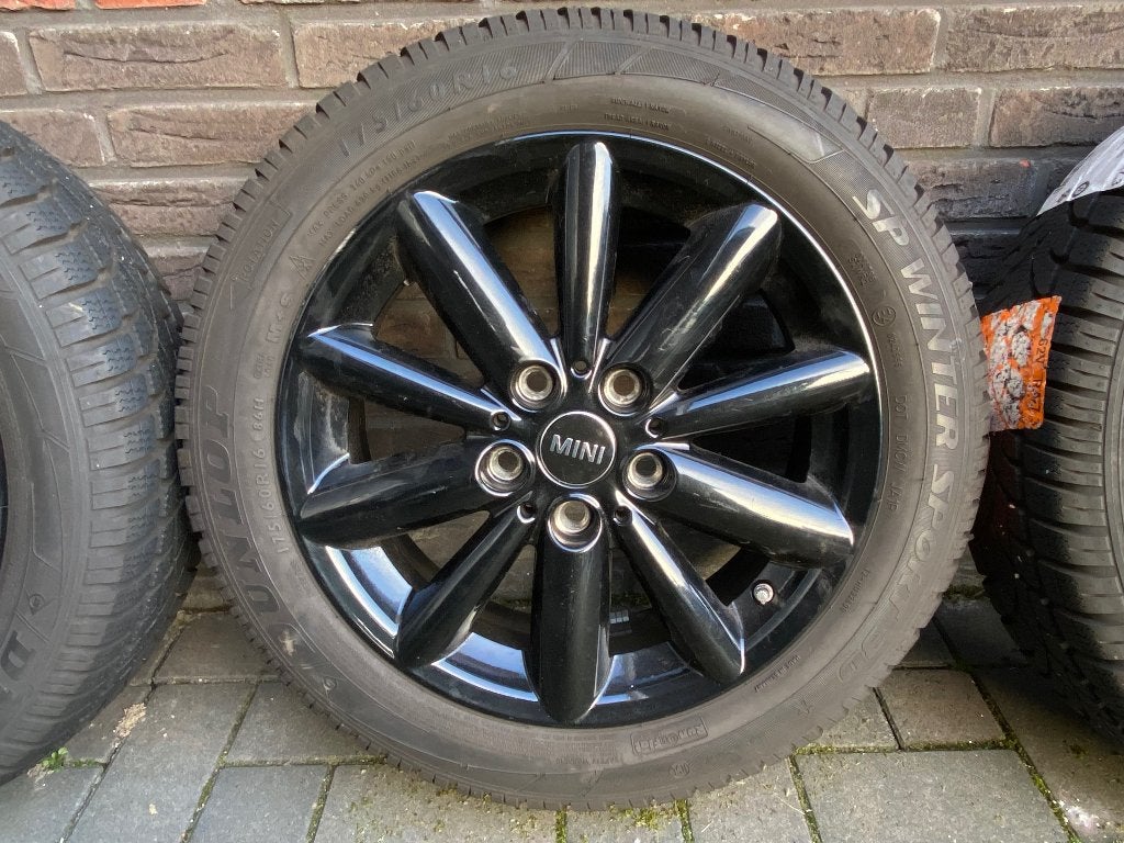 Originele MINI Radial Spoke 508 winterwielenset, Ophalen, Gebruikt, 16 inch, 175 mm