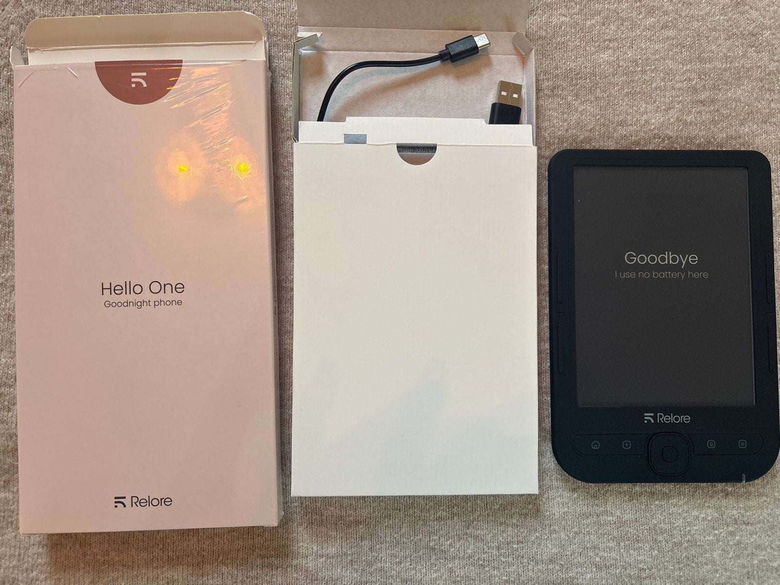 Relore E-Reader One Black - Nieuw in verpakking, Computers en Software, Ophalen of Verzenden, Nieuw, 16 GB of meer, Touchscreen