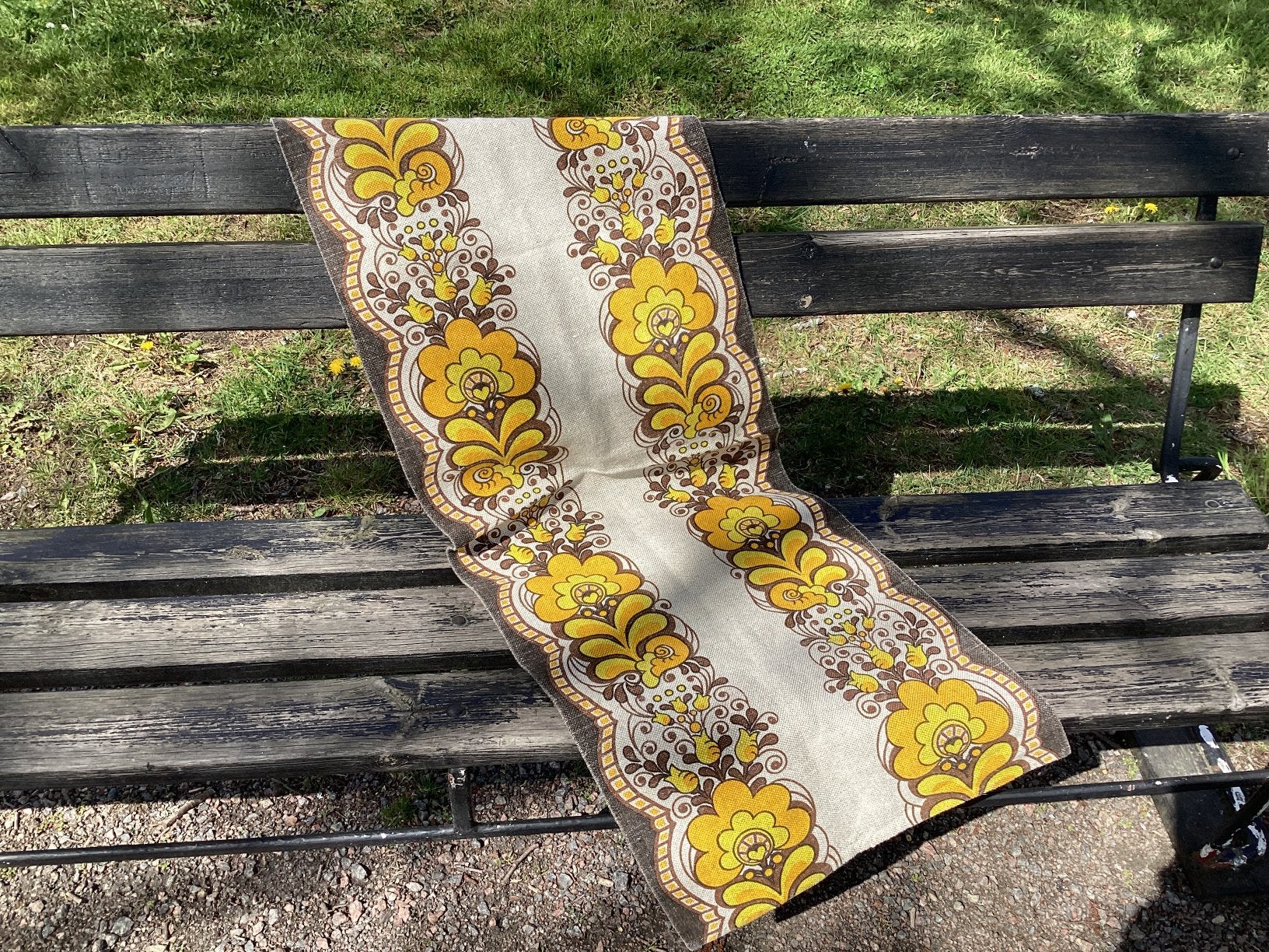 Super retro, mooie jaren 60-70 loper uit Zweden, Ophalen of Verzenden, Huis en Inrichting