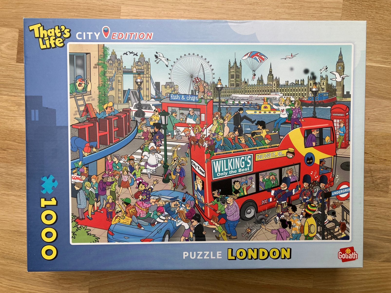 That’s life, city Londen, compleet, 1000 stukjes, Ophalen of Verzenden, 500 t/m 1500 stukjes, Zo goed als nieuw
