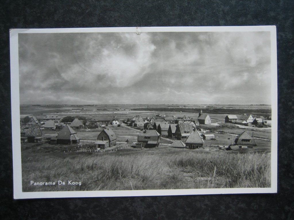 DE KOOG  Texel  Panorama, Ophalen of Verzenden, 1940 tot 1960, Waddeneilanden