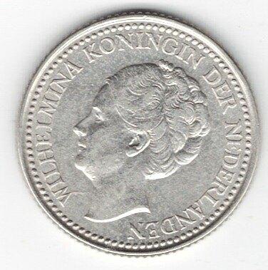 26-990 Nederland 1/2 gulden 1922, Postzegels en Munten, Munten | Nederland, ½ gulden, Zilver, Ophalen of Verzenden, Koningin Wilhelmina