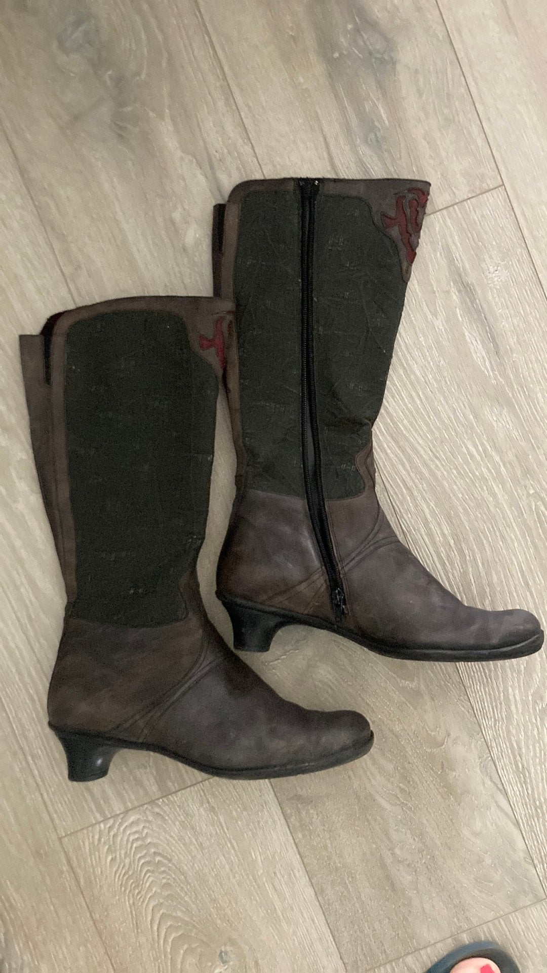Cowboy boots Durea maat 39, Ophalen, Zo goed als nieuw, Zwart