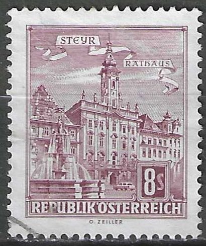 Oostenrijk 1962/1970 - Yvert 959BA - Gebouwen (ST), Verzenden, Gestempeld