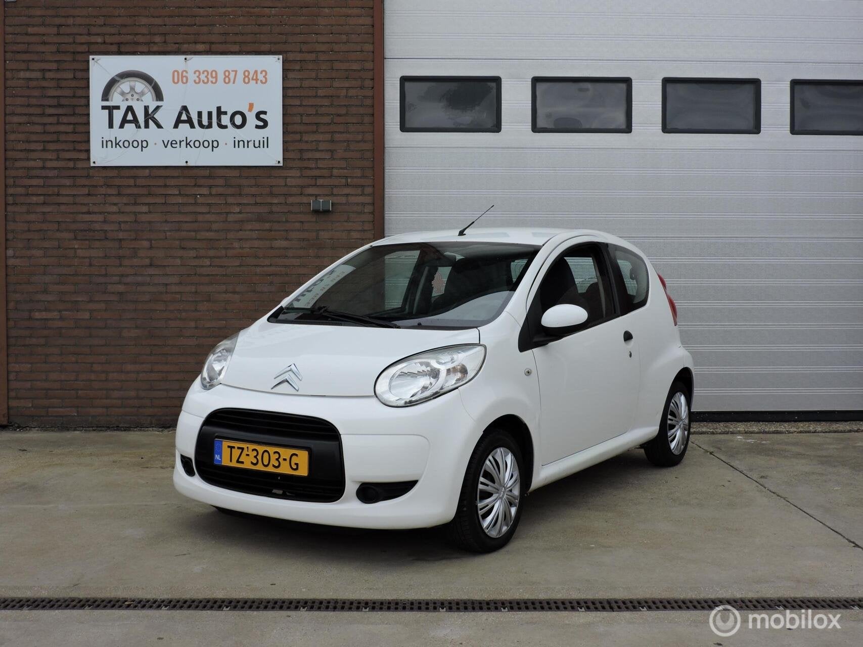 Citroen C1 1.0-12V Séduction/wit/APK 3-7-2027, Auto's, Voorwielaandrijving, Euro 5, Gebruikt, 4 stoelen