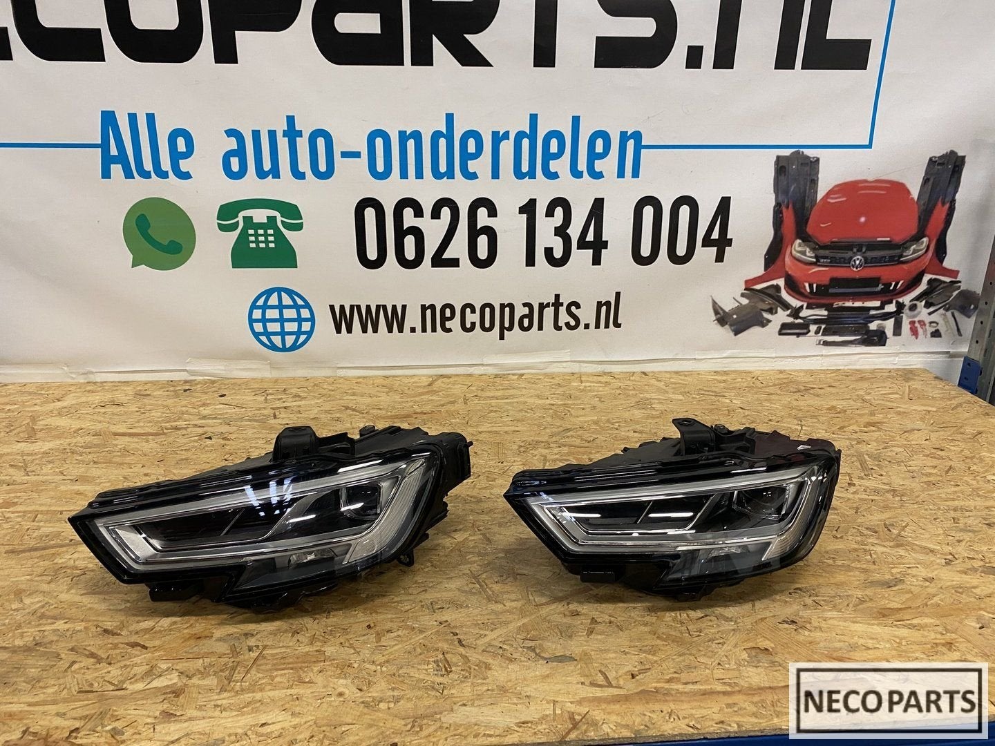 AUDI A3 8V FACELIFT VOL LED KOPLAMP LINKS 8V0941033C, -, -, -