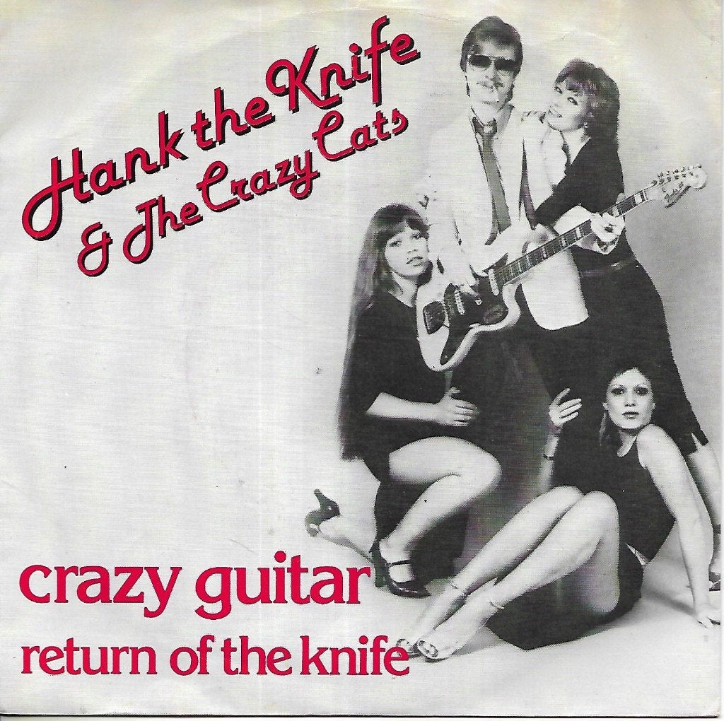 Hank The Knife & The Crazy Cats - Crazy guitar (EP), Gebruikt, 7 inch, Ophalen of Verzenden, EP
