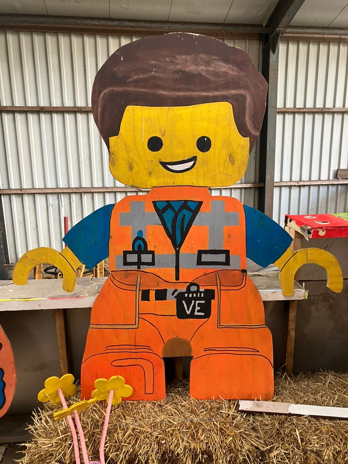Lego attributen Dorpsfeest/straatversiering, Ophalen, Gebruikt, Film of Tv