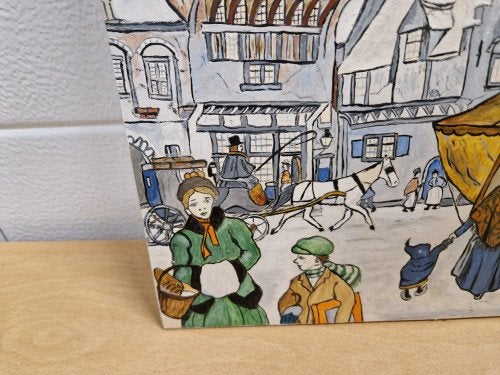 schilderij brabandtsche gebakkraam, Ophalen of Verzenden, 'T Olde Gre-j, Info@toldegrej.nl, Endepoelstraat 20f Didam