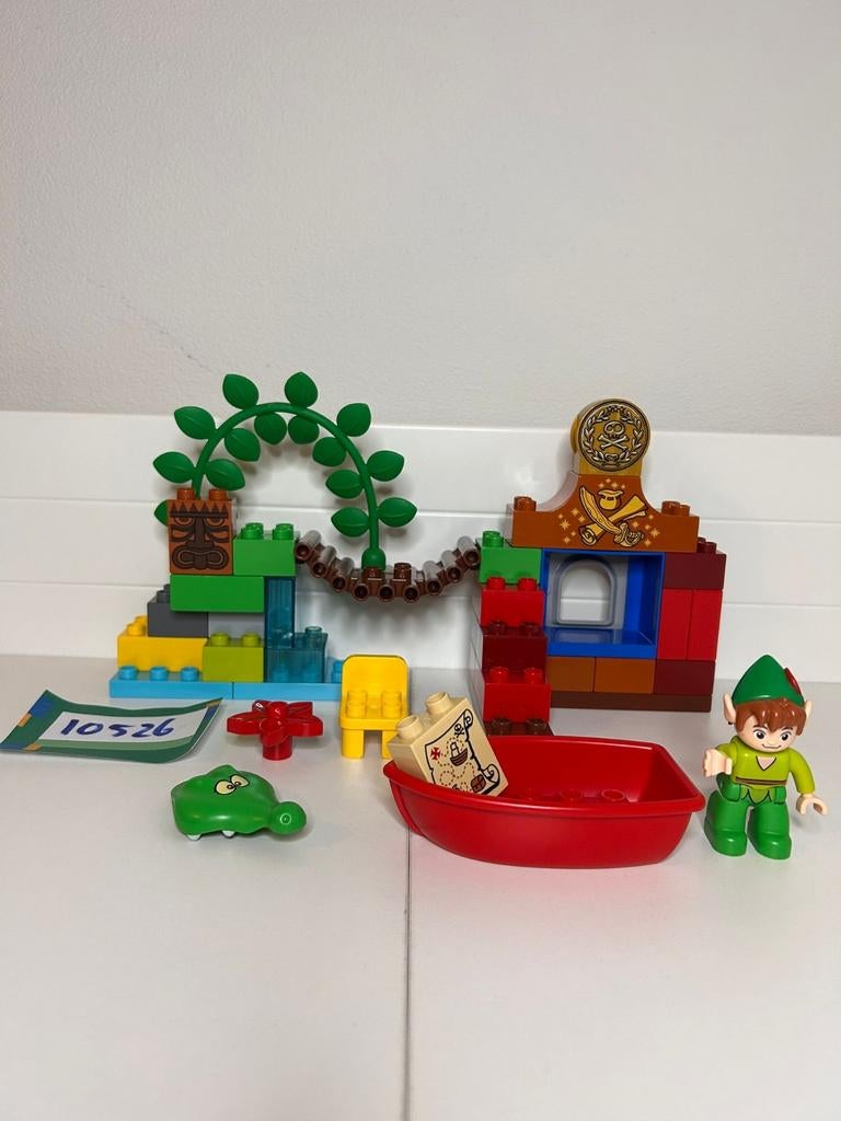 LEGO Duplo Disney Peter Pan's bezoek - Set 10526, Ophalen of Verzenden, Zo goed als nieuw, Inclusief minifiguren, Complete set